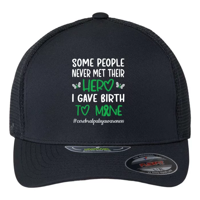 Cerebral Palsy Mom Cerebral Palsy Warrior Cp Fighter Meaningful Gift Flexfit Unipanel Trucker Cap