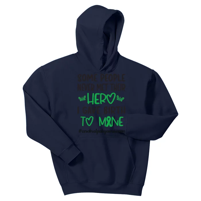 Cerebral Palsy Mom Cerebral Palsy Warrior Gift Kids Hoodie