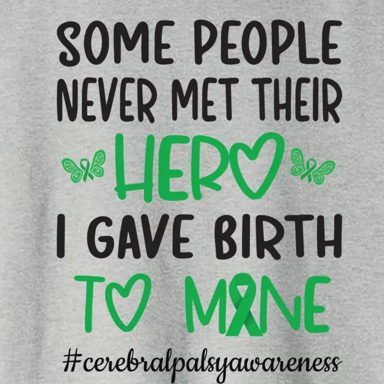 Cerebral Palsy Mom Cerebral Palsy Warrior Gift Women's Crop Top Tee