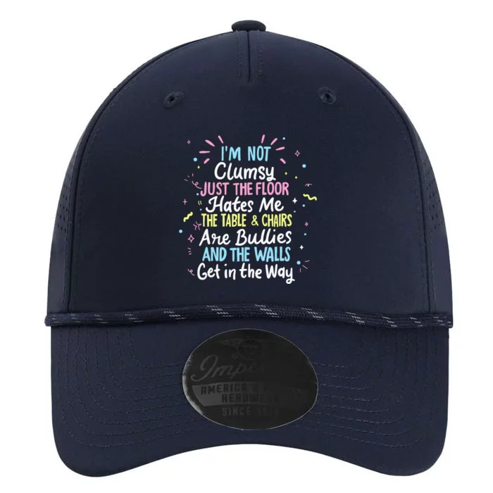 Clumsy People Moments Humor Funny Sarcastic IM Not Clumsy Performance The Dyno Cap