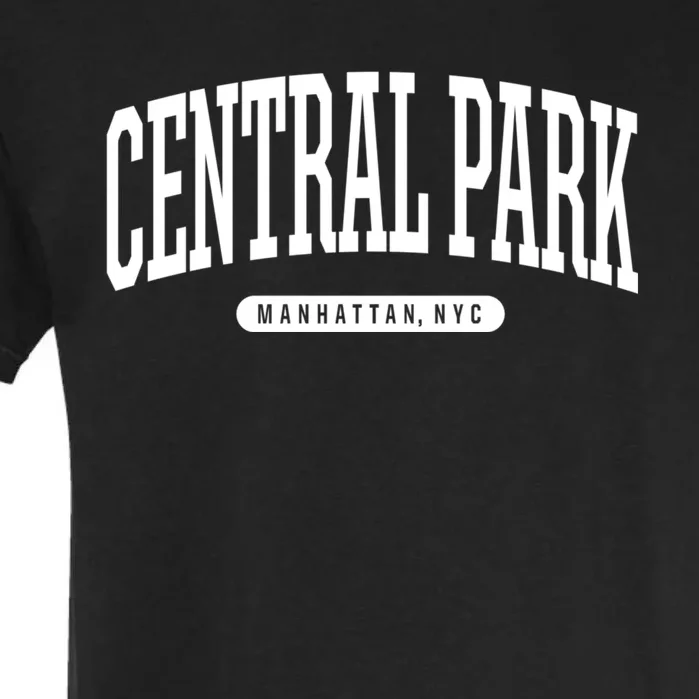 Central Park Manhattan Ny Souvenirs Nyc Borough Central Park Manhattan New York Garment-Dyed Heavyweight T-Shirt