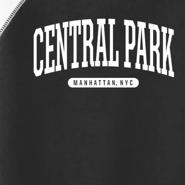 Central Park Manhattan Ny Souvenirs Nyc Borough Central Park Manhattan New York Toddler Fine Jersey T-Shirt