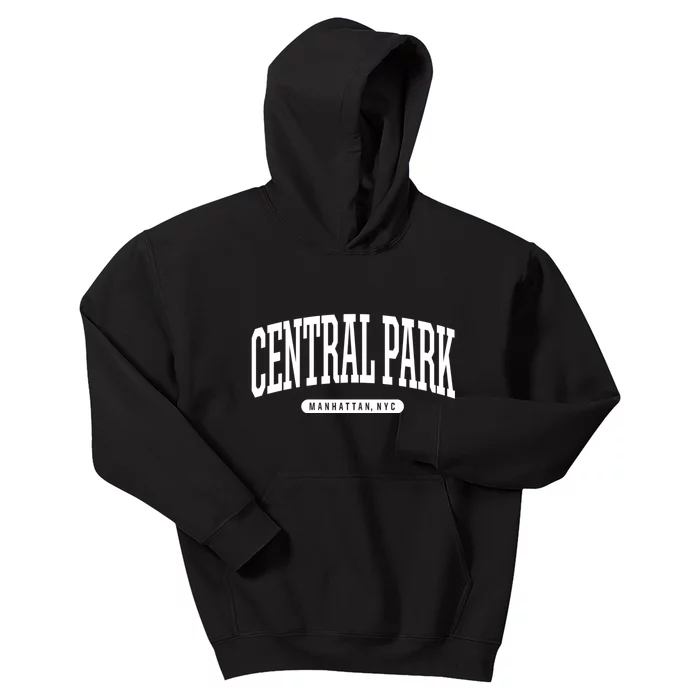 Central Park Manhattan Ny Souvenirs Nyc Borough Central Park Manhattan New York Kids Hoodie