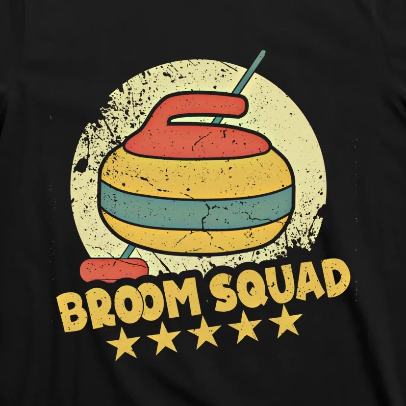 Curling Player Meaningful Gift Broom Squad Winter Sports Lovers Curler Gift T-Shirt