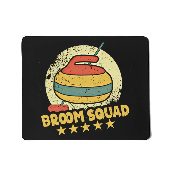 Curling Player Meaningful Gift Broom Squad Winter Sports Lovers Curler Gift Mousepad