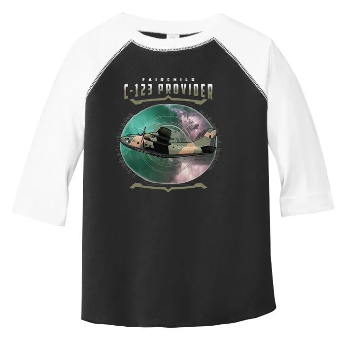 C123 Provider Military Transport Aircraft Pilot Veteran Toddler Fine Jersey T-Shirt