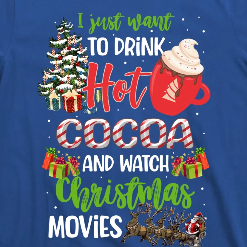 Christmas Plans Movies And Hot Cocoa Gift T-Shirt