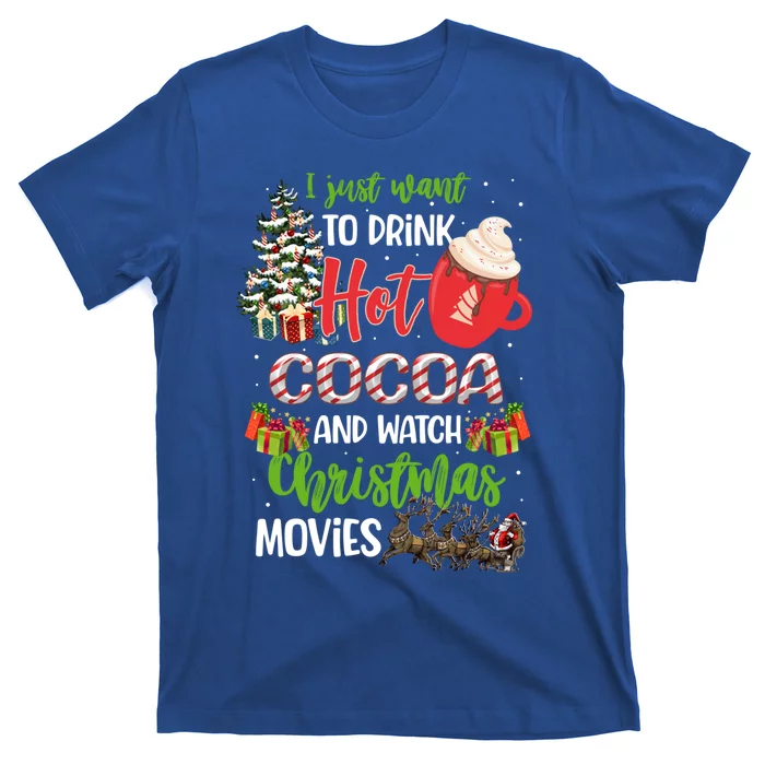 Christmas Plans Movies And Hot Cocoa Gift T-Shirt