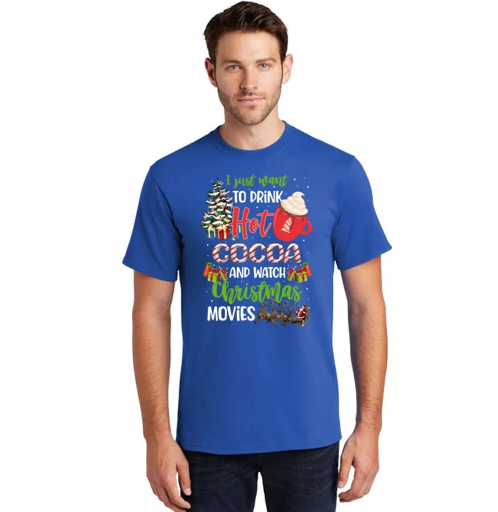 Christmas Plans Movies And Hot Cocoa Gift Tall T-Shirt