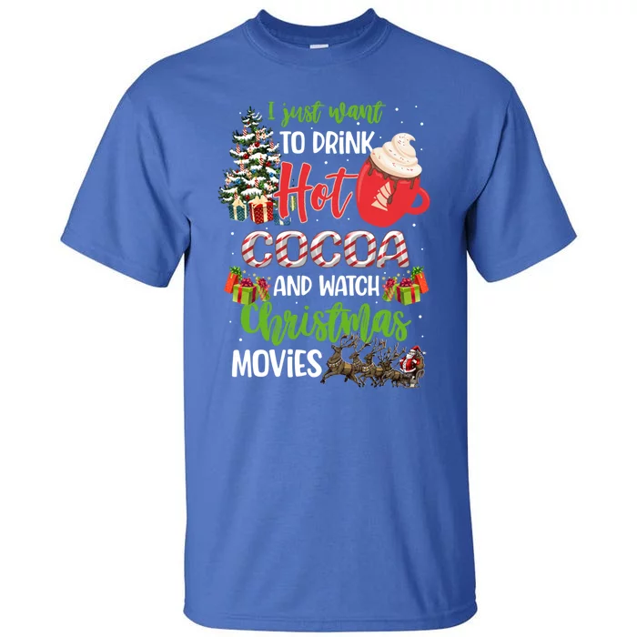 Christmas Plans Movies And Hot Cocoa Gift Tall T-Shirt