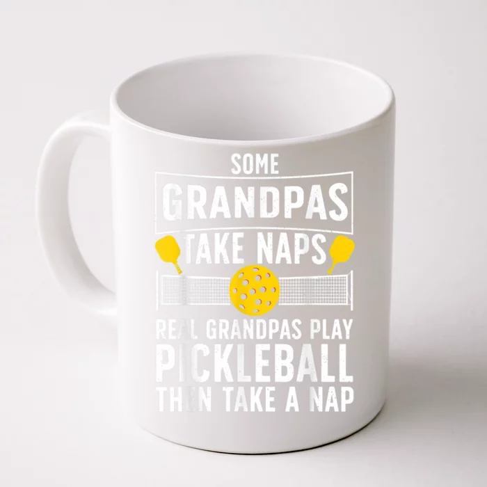 Cool Pickleball Men Grandpa Paddle Sport Pickleball Player Front & Back Coffee Mug