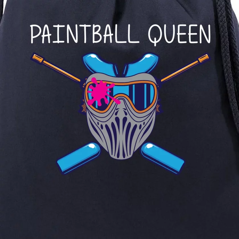 Cool Paintball Mom Paint Weapon Tactical Target Meaningful Gift Drawstring Bag