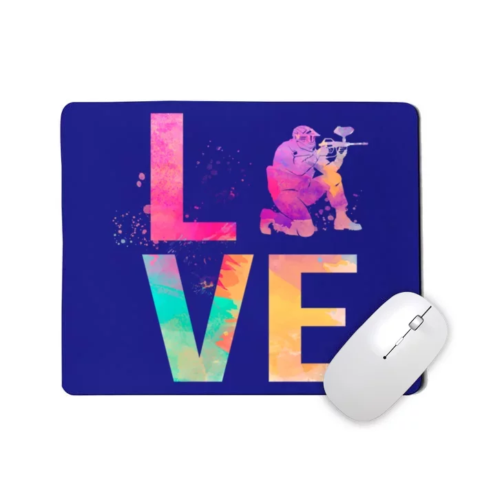 Colorful Paintball Mom Funny Gift Paintball Gift Mousepad