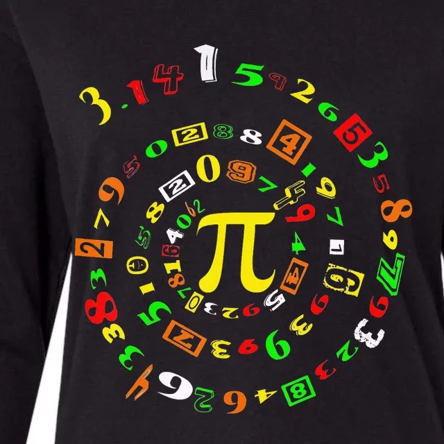 Cutie Pi Math Science Teacher 3 14 Funny Pi Day Womens Cotton Relaxed Long Sleeve T-Shirt