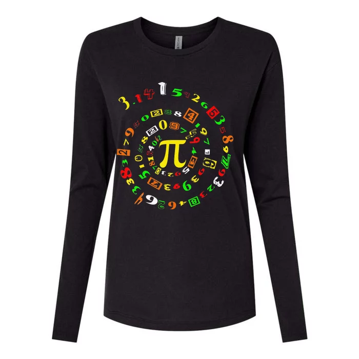 Cutie Pi Math Science Teacher 3 14 Funny Pi Day Womens Cotton Relaxed Long Sleeve T-Shirt