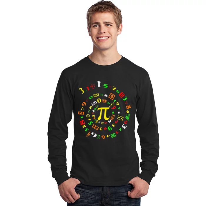 Cutie Pi Math Science Teacher 3 14 Funny Pi Day Long Sleeve Shirt