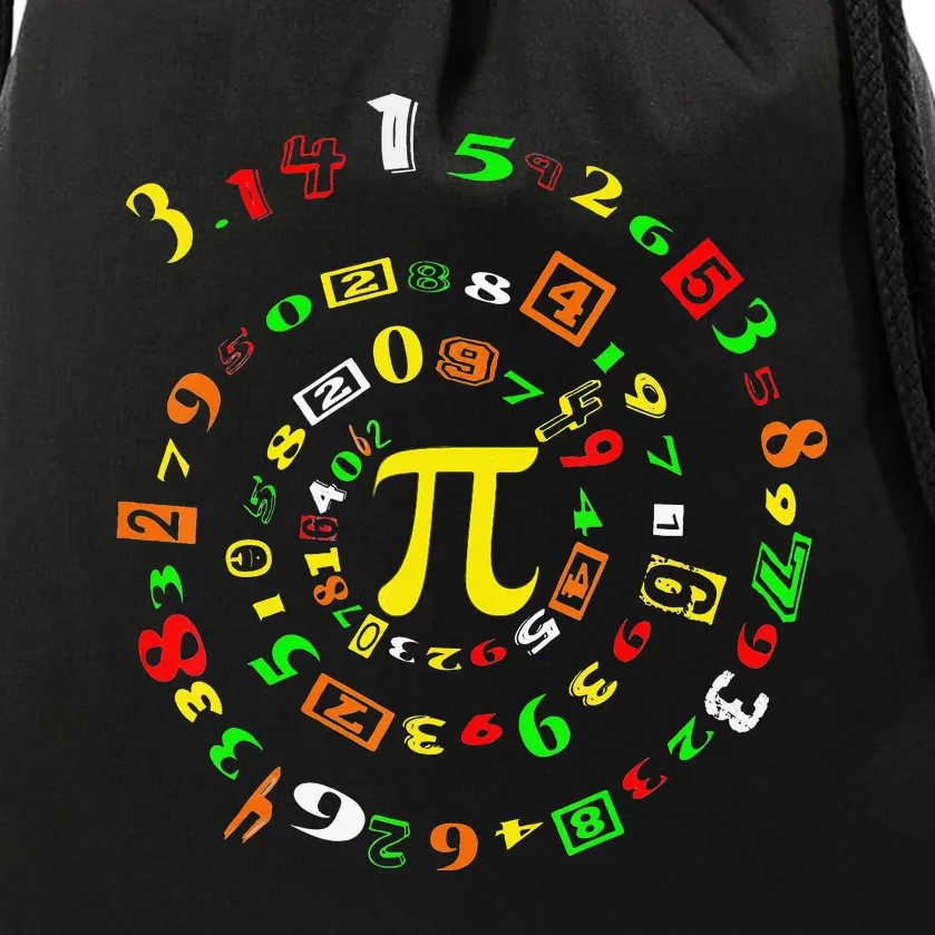 Cutie Pi Math Science Teacher 3 14 Funny Pi Day Drawstring Bag