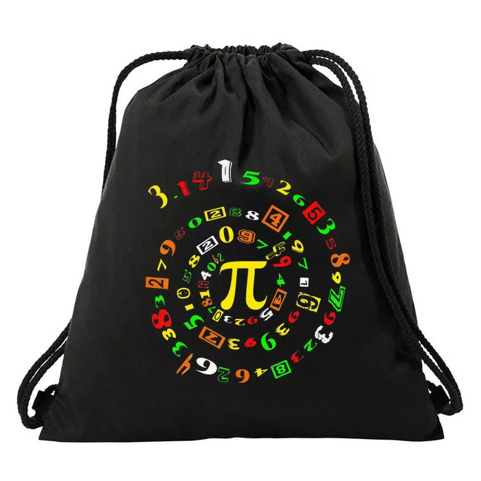 Cutie Pi Math Science Teacher 3 14 Funny Pi Day Drawstring Bag