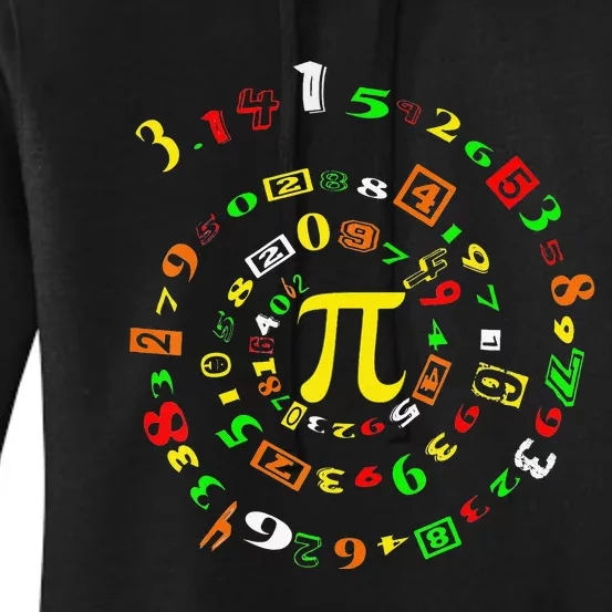 Cutie Pi Math Science Teacher 3 14 Funny Pi Day Women's Pullover Hoodie