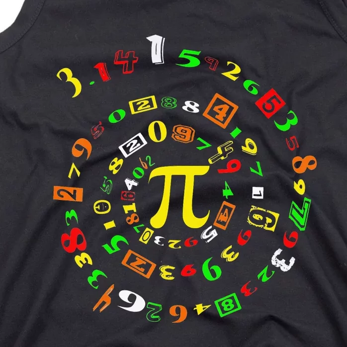 Cutie Pi Math Science Teacher 3 14 Funny Pi Day Tank Top