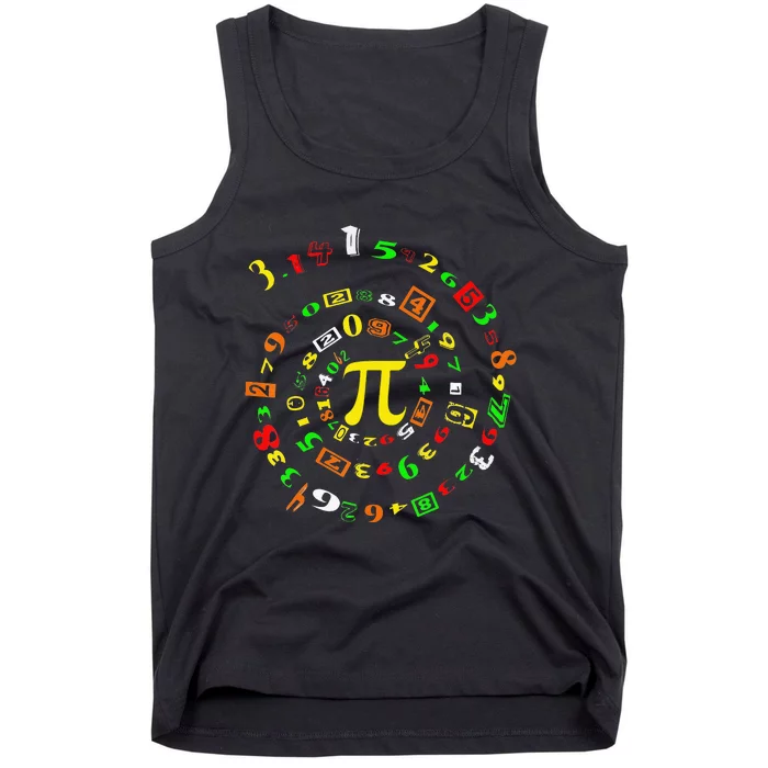 Cutie Pi Math Science Teacher 3 14 Funny Pi Day Tank Top