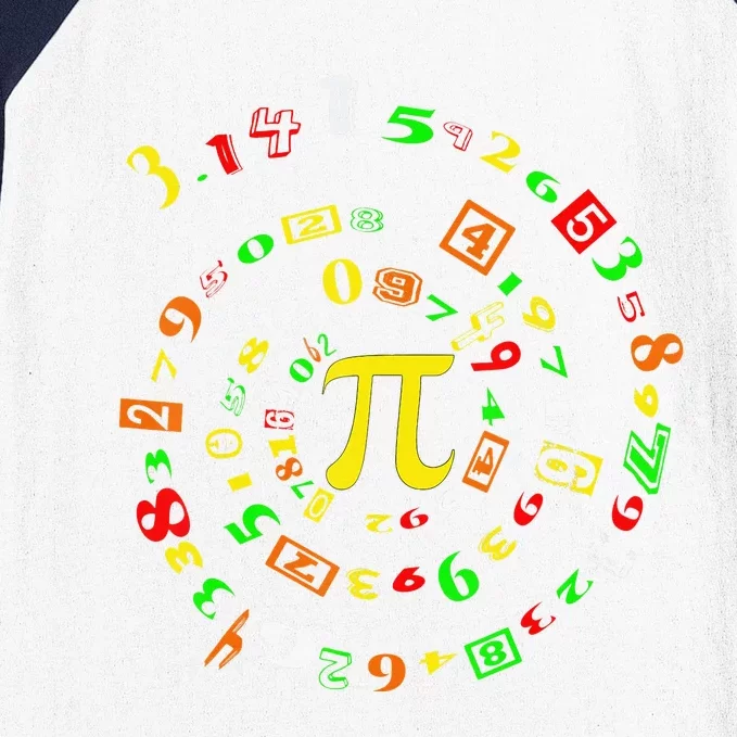 Cutie Pi Math Science Teacher 3 14 Funny Pi Day Baseball Sleeve Shirt