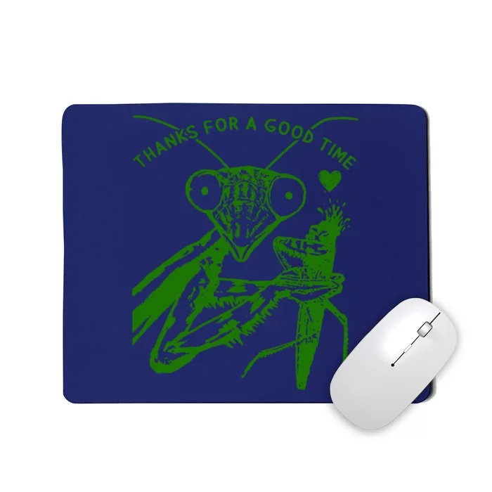 Cute Praying Mantis Love Funny Praying Mantis Mousepad