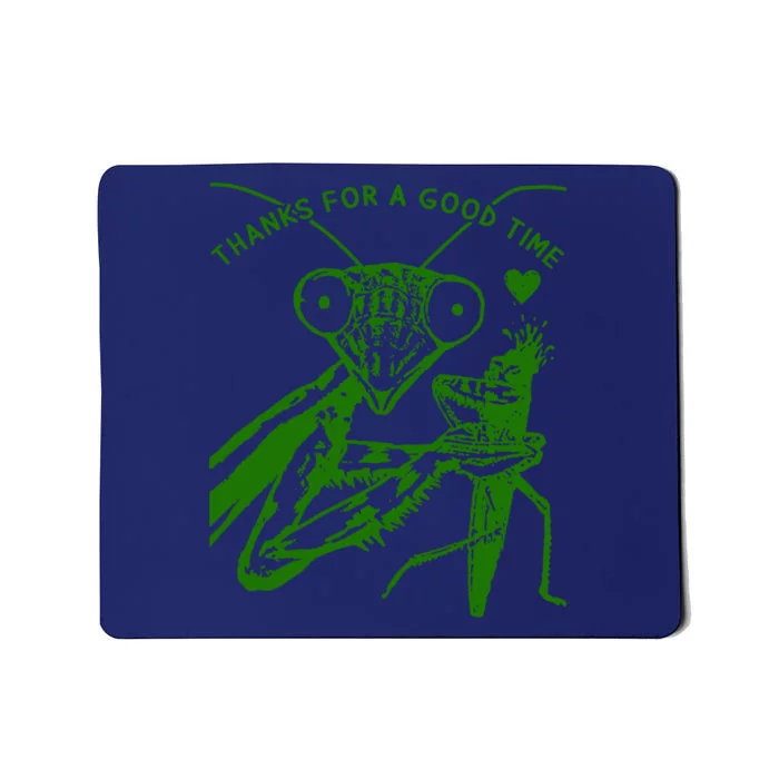 Cute Praying Mantis Love Funny Praying Mantis Mousepad