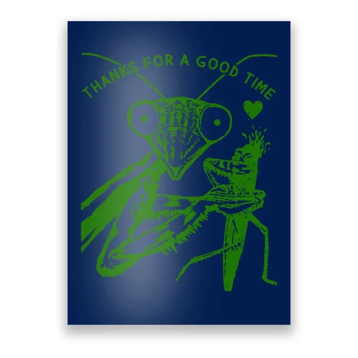 Cute Praying Mantis Love Funny Praying Mantis Poster