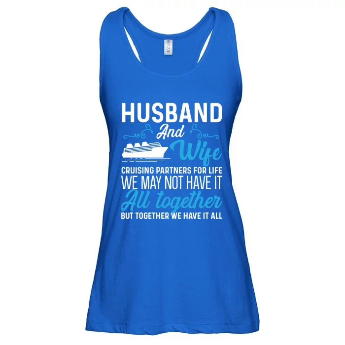 Cruising Partners Meaningful Gift Cruise Ship Husband Wife For Life Gift Ladies Essential Flowy Tank