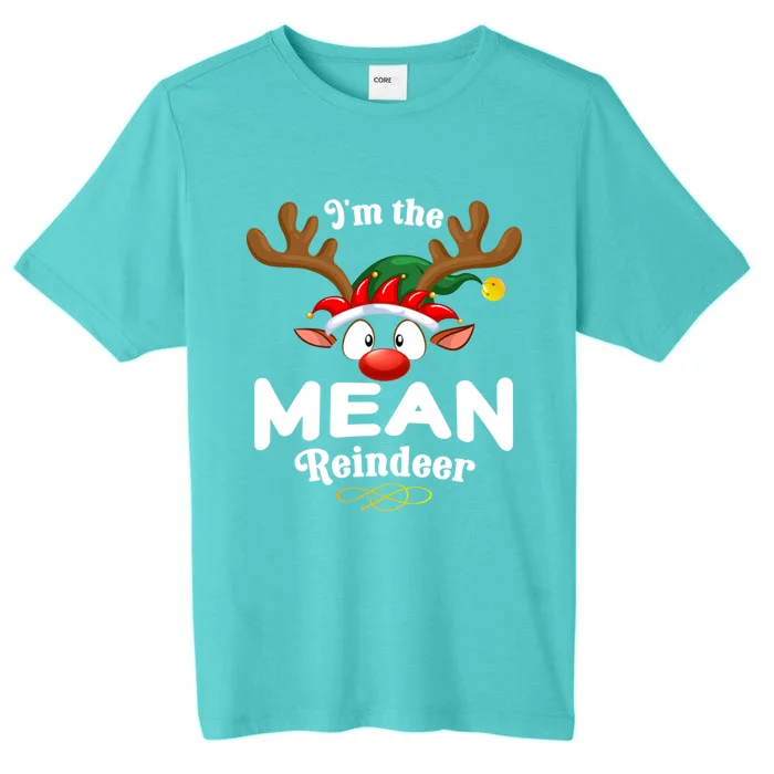 Christmas Pjs Mean Xmas Reindeer Matching Great Gift ChromaSoft Performance T-Shirt