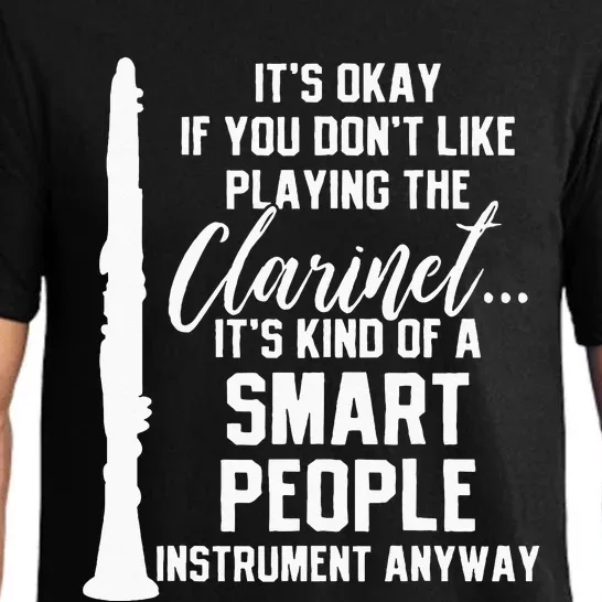 Clarinet Player Music Instrument Funny Gift Pajama Set