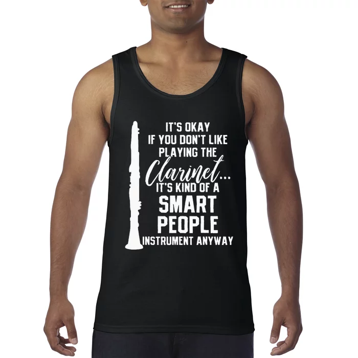 Clarinet Player Music Instrument Funny Gift Tank Top