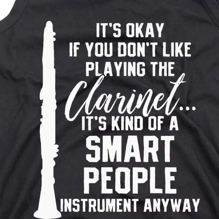 Clarinet Player Music Instrument Funny Gift Tank Top