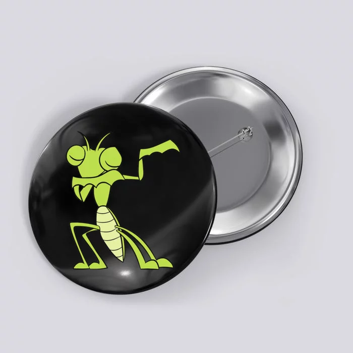 Cute Praying Mantis In A Insect Praying Mantis Button