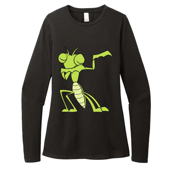 Cute Praying Mantis In A Insect Praying Mantis Womens CVC Long Sleeve Shirt