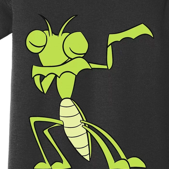 Cute Praying Mantis In A Insect Praying Mantis Baby Bodysuit