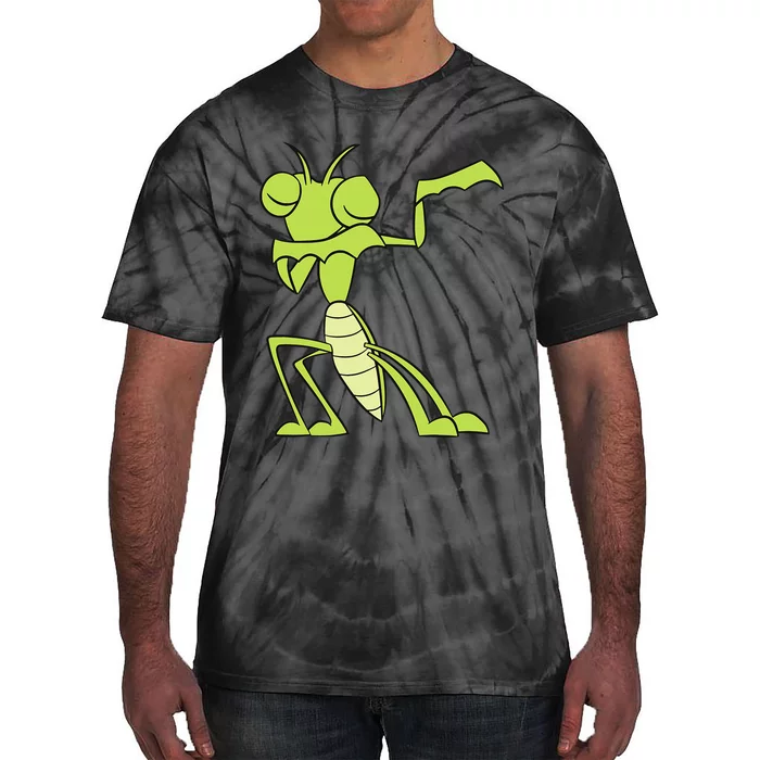 Cute Praying Mantis In A Insect Praying Mantis Tie-Dye T-Shirt