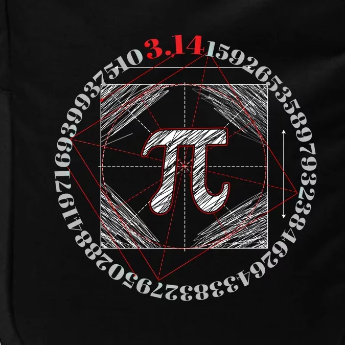 Cool Pi March 14 Math Day Mathematics Happy Pi Day Gift Impact Tech Backpack