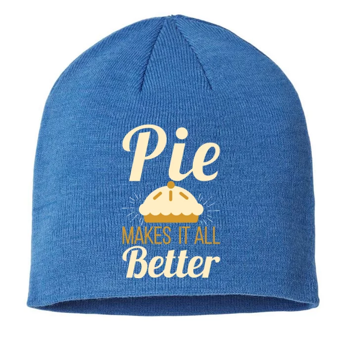 Cool Pie Makes It All Better Bakers Gift 8 1/2in Sustainable Knit Beanie