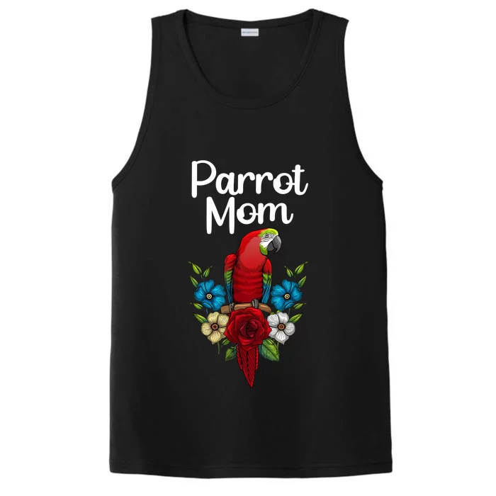 Cool Parrot Mom For Wo Girls Tropical Bird Lovers Owners Performance Tank