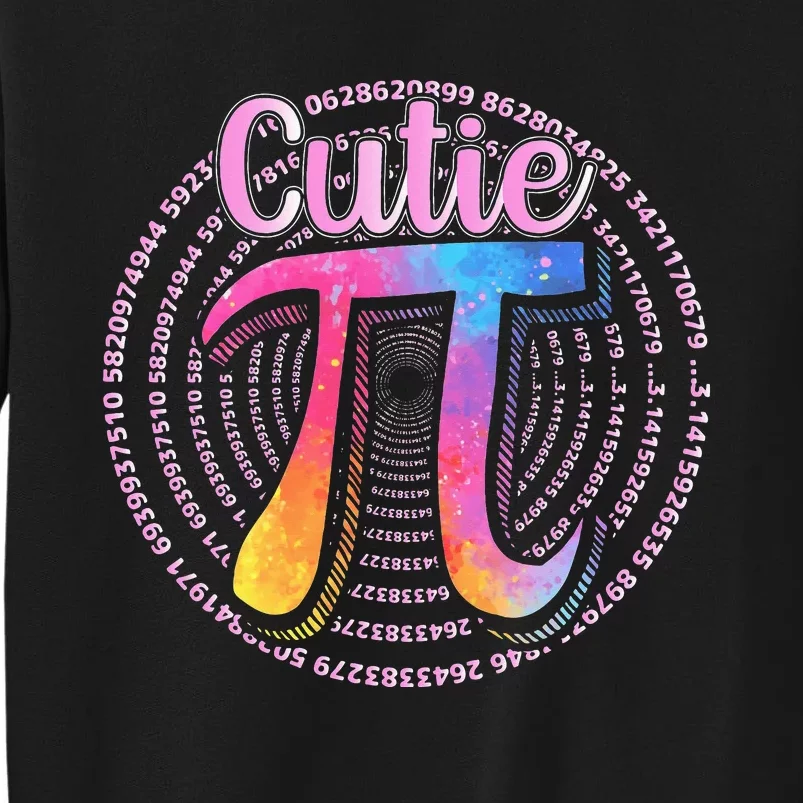 Cutie Pi Math Pun Cutie Pie for Pi funny teacher Tall Sweatshirt