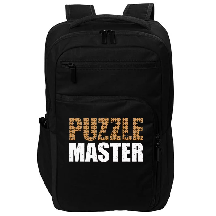 Cool Puzzle Master Jigsaw Piece Puzzle Lovers Impact Tech Backpack