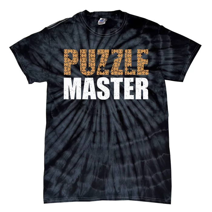 Cool Puzzle Master Jigsaw Piece Puzzle Lovers Tie-Dye T-Shirt