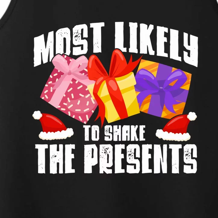 Christmas Presents Most Likely To Shake Christmas Presents Gift Performance Tank