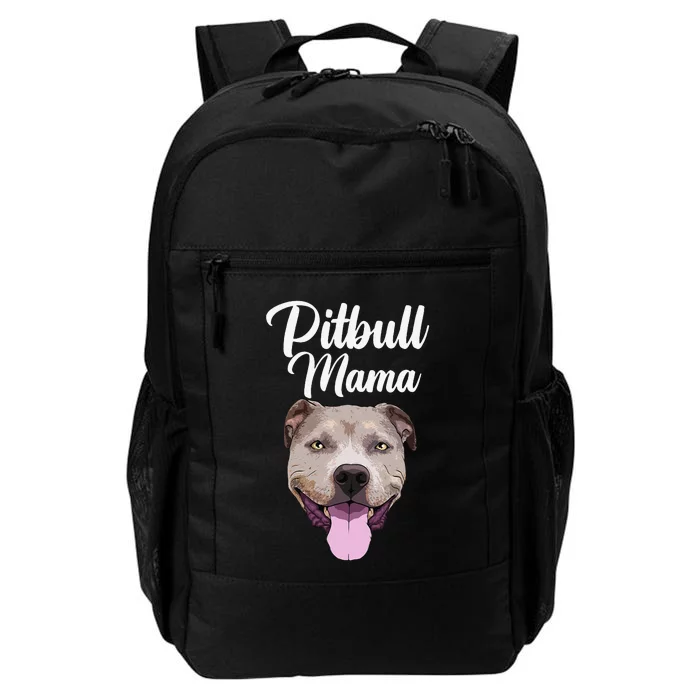 Cool Pitbull Mom For  Mama Pitbull Owner Dog Lover Daily Commute Backpack