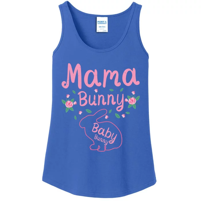 Cute Pregnant Mama Bunny Tee Bunny Cute Gift Ladies Essential Tank