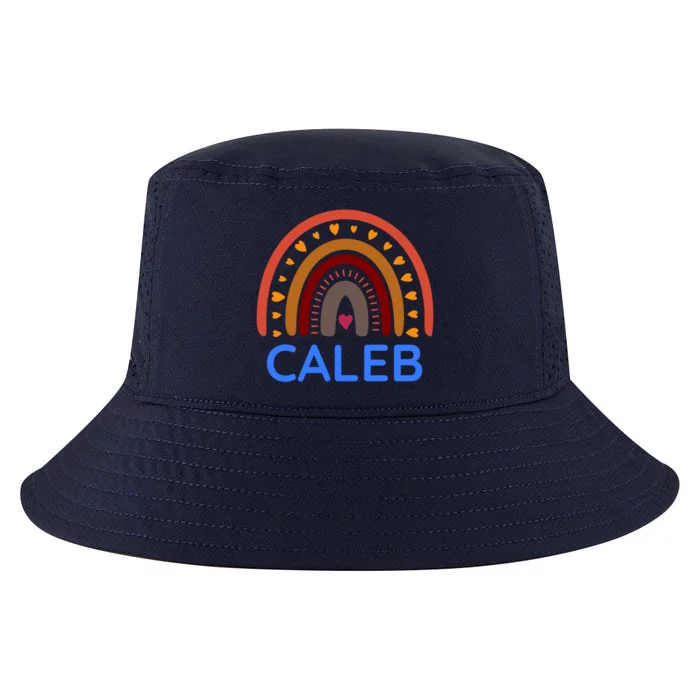 Caleb Personalized Name Colorful Rainbow Design Cute Gift Cool Comfort Performance Bucket Hat