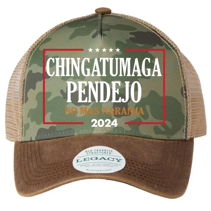 Chingatumaga Pendejo No Mas Naranja 2024 Election Legacy Tie Dye Trucker Hat