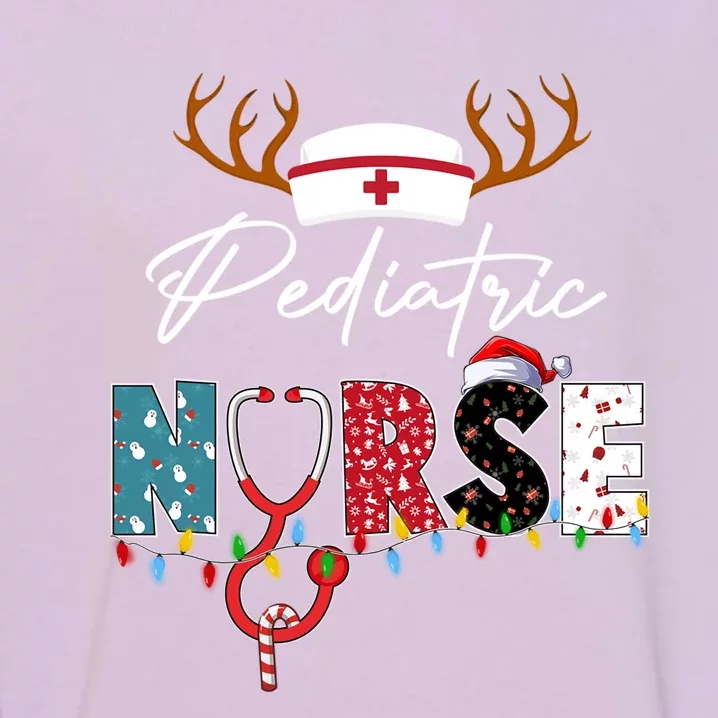 Cute Pediatric Nurse Christmas Peds Pediatrician Meaningful Gift Garment-Dyed Sweatshirt